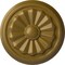 Ekena Millwork Olivia Ceiling Medallion (Fits Canopies up to 2 1/8"), Hand-Painted Gold, 7 7/8"OD x 1 1/8"P CM07OLGLS - alternate 1